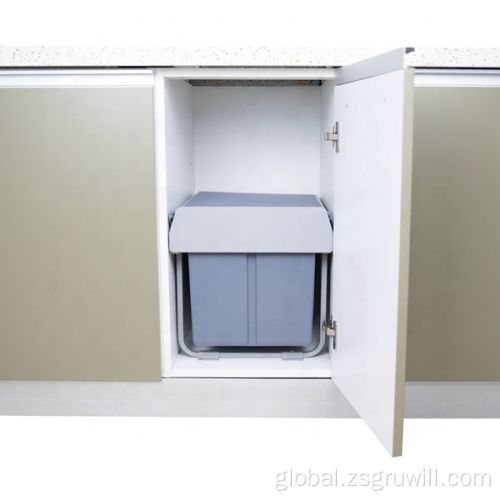 Kitchen Pull Out Waste Bin build in doublekitchen plastic waste bins with lids Supplier